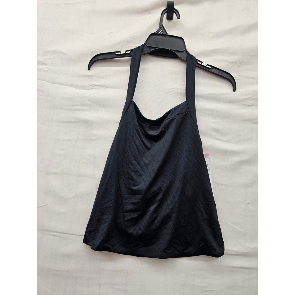 Edited by Remi Bader Womens Halter Top Black Nylon Blend Casual Size Small
